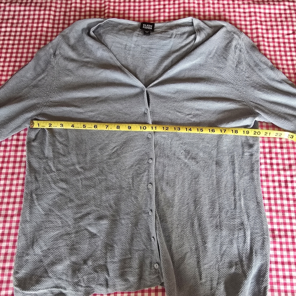 Eileen Fisher Button Down Shirt Sz M - Picture 3 of 6